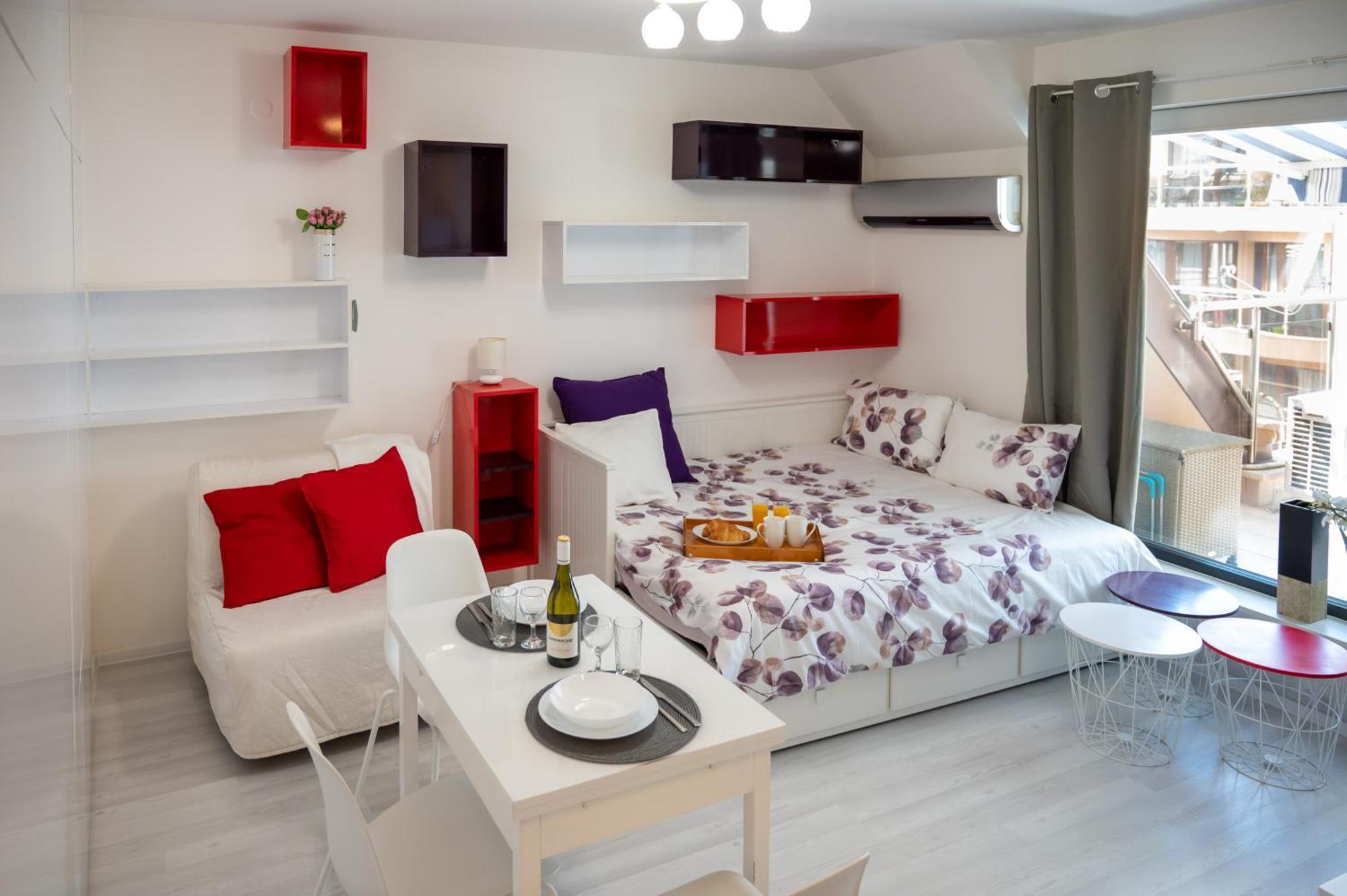 Colorful Studio With Balcony - Free Parking Daire Sofya Dış mekan fotoğraf